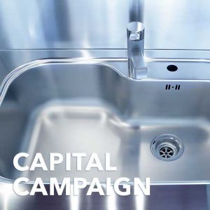 One Compartment Sink W/ Drain/Faucets